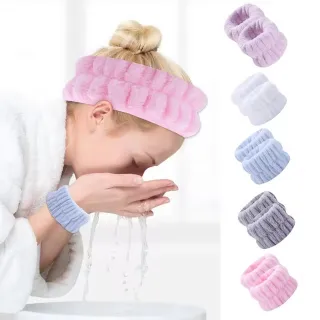 Reusable Spa Wrist Washband Soft Microfiber Towel 